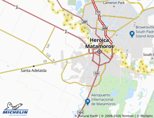 Mappa MICHELIN Siglo XXI - ViaMichelin