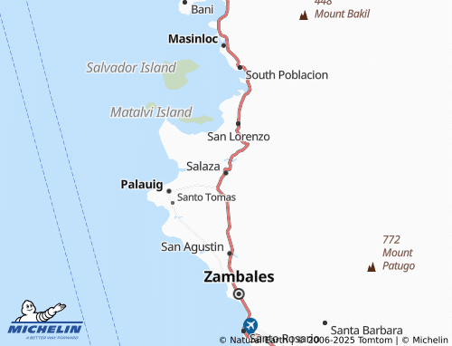 MICHELIN Salaza map - ViaMichelin