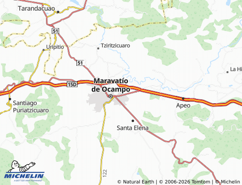 Mapa MICHELIN Ampliación 5 de Mayo - ViaMichelin