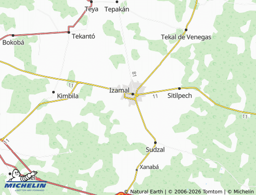 Carte MICHELIN Kinich Kakmo - ViaMichelin