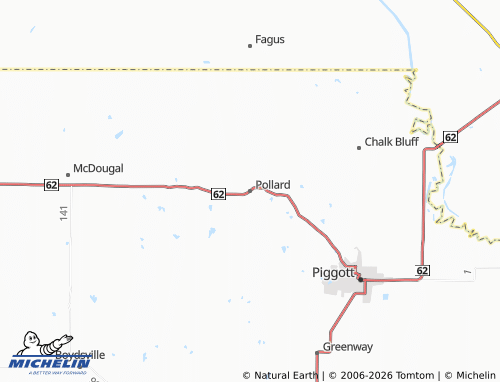 Mapa MICHELIN Pollard - ViaMichelin