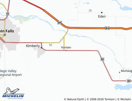 Mappa MICHELIN Hansen - ViaMichelin