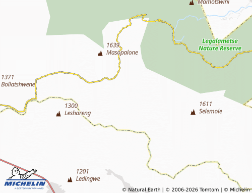 Mappa MICHELIN Ga-Mafefe A - ViaMichelin