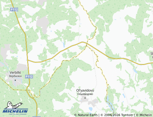 Carte MICHELIN Dubna SNT - ViaMichelin
