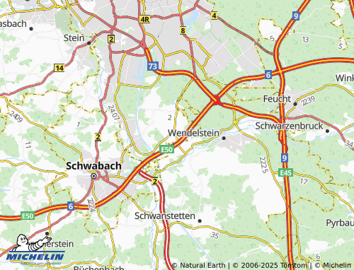 MICHELIN Kornburg map - ViaMichelin