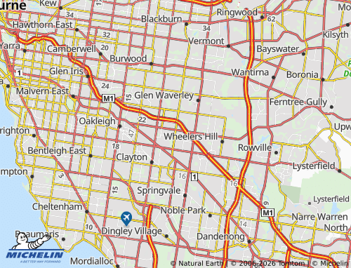 MICHELIN Notting Hill map - ViaMichelin