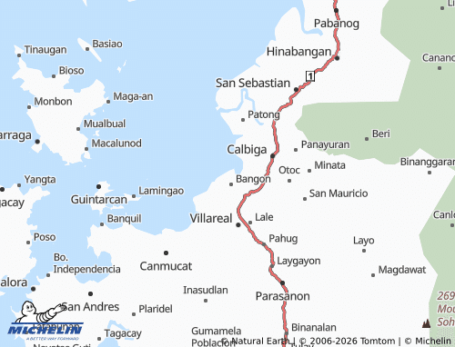 MICHELIN Poblacion map - ViaMichelin