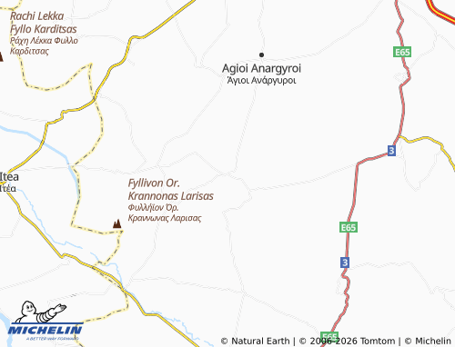 MICHELIN Agios Georgios map - ViaMichelin