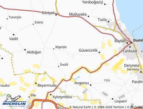 Mappa MICHELIN Çayönü - ViaMichelin