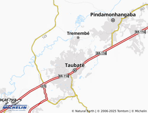 MICHELIN Vila São Geraldo map - ViaMichelin