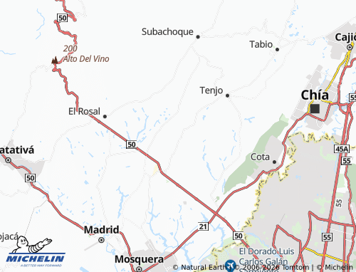 MICHELIN Carrasquilla map - ViaMichelin
