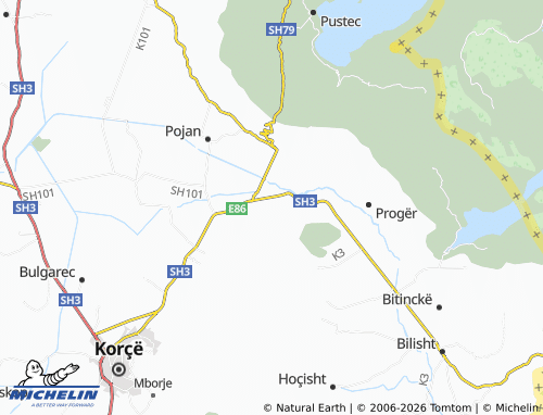 MICHELIN Zëmblak map - ViaMichelin