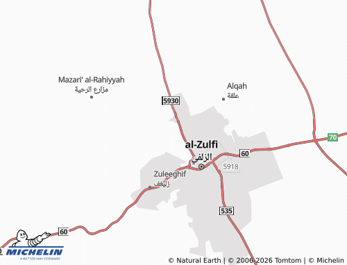 Carte MICHELIN al-Firdaws - ViaMichelin