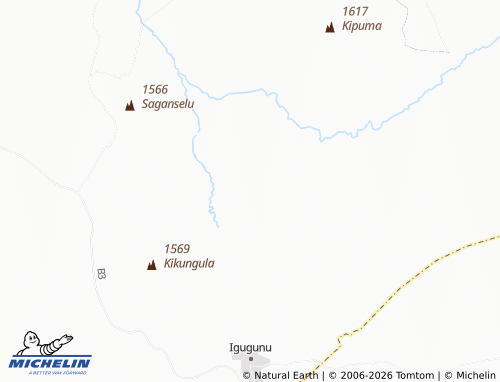 MICHELIN Kinyangiri map - ViaMichelin