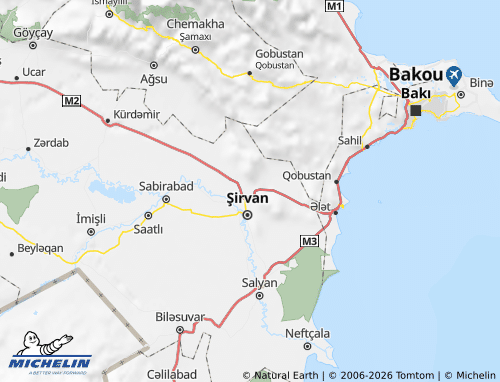 Mappa MICHELIN Hacıqabul - ViaMichelin