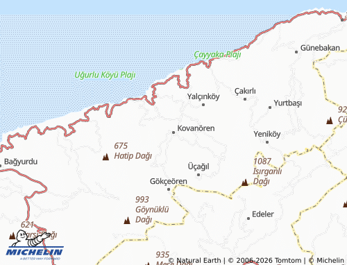 Mappa MICHELIN Kovanören - ViaMichelin