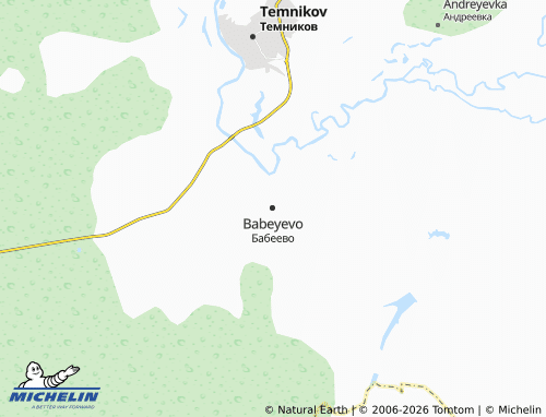 MICHELIN-Landkarte Babeyevo - ViaMichelin
