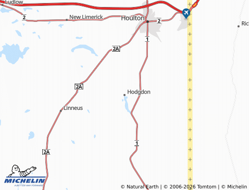 Carte MICHELIN Hodgdon - ViaMichelin