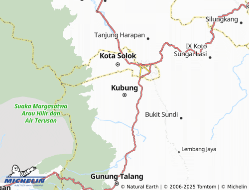 MICHELIN Kubung map - ViaMichelin
