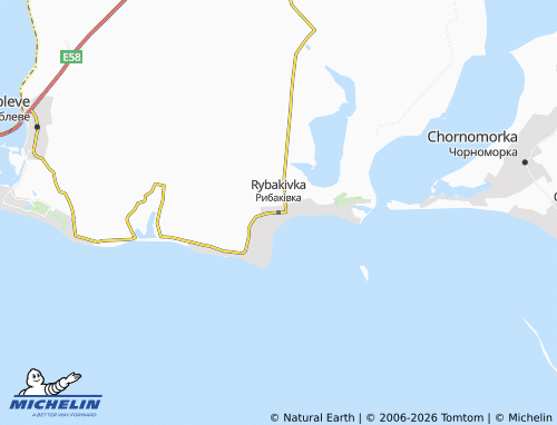 MICHELIN Rybakivka map - ViaMichelin