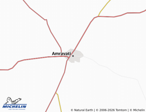 MICHELIN-Landkarte Amravati - ViaMichelin