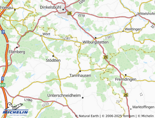 MICHELIN-Landkarte Eck am Berg - ViaMichelin