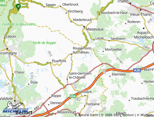 Mapa MICHELIN Leval - ViaMichelin