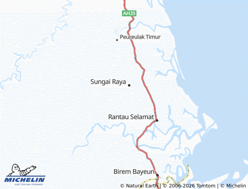 MICHELIN Seuneubok Pase map - ViaMichelin