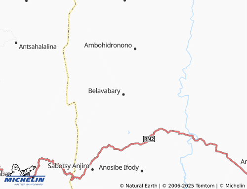 MICHELIN Belavabary map - ViaMichelin