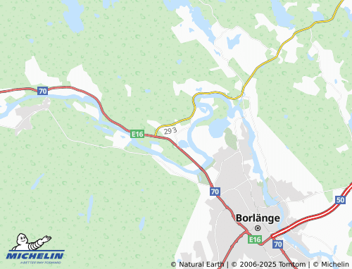 MICHELIN Norr Amsberg map - ViaMichelin