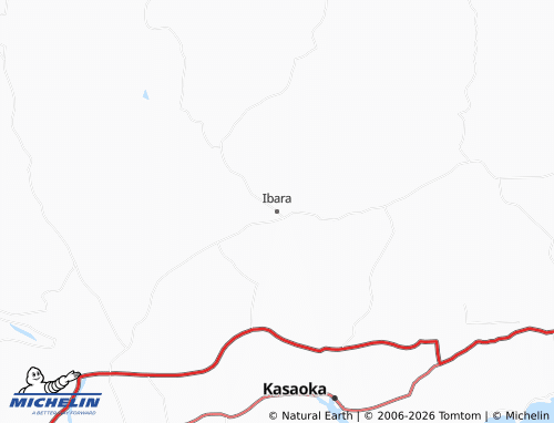 Mapa MICHELIN Ibara - ViaMichelin