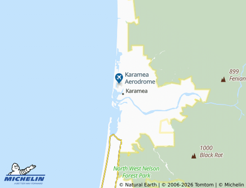 Mapa MICHELIN Karamea - ViaMichelin