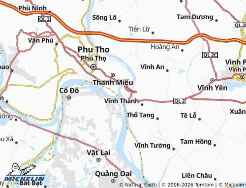 Kaart MICHELIN Bạch Hạc - ViaMichelin