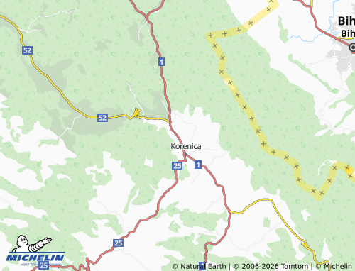Mapa MICHELIN Vranovača - ViaMichelin