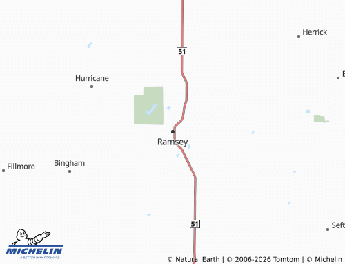 Mapa MICHELIN Ramsey - ViaMichelin