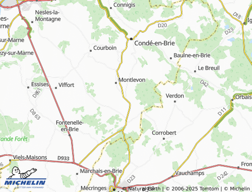 MICHELIN Pargny-la-Dhuys map - ViaMichelin