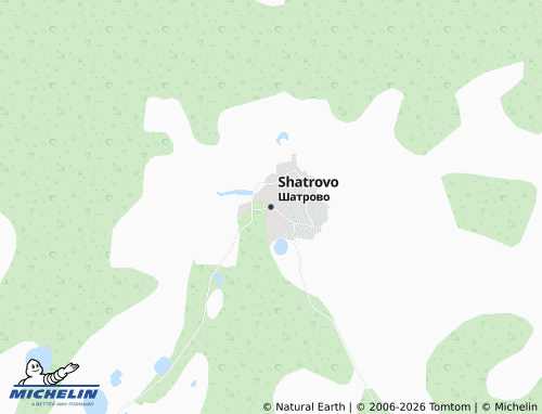 MICHELIN-Landkarte Shatrovo - ViaMichelin