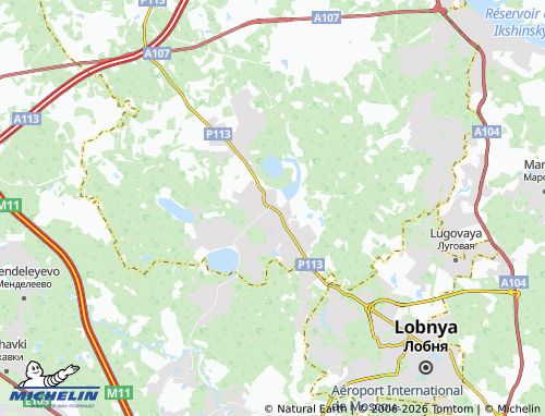 Carte MICHELIN Ozeretskoye - ViaMichelin