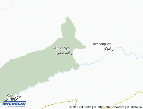 MICHELIN Ayt Yahya map - ViaMichelin