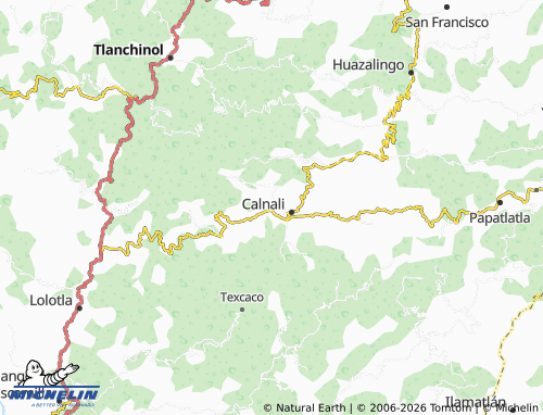 Mapa MICHELIN Agua Zarca - ViaMichelin
