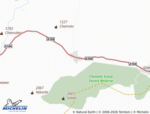 MICHELIN Shamoto map - ViaMichelin