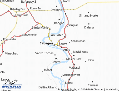 MICHELIN Ugad map - ViaMichelin