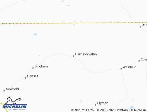 Mappa MICHELIN Harrison Valley - ViaMichelin