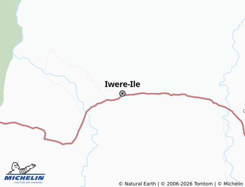 Carte MICHELIN Iwere-Ile - ViaMichelin