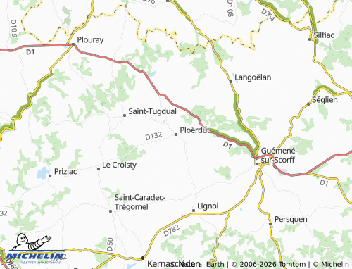 Mappa MICHELIN Ploërdut - ViaMichelin