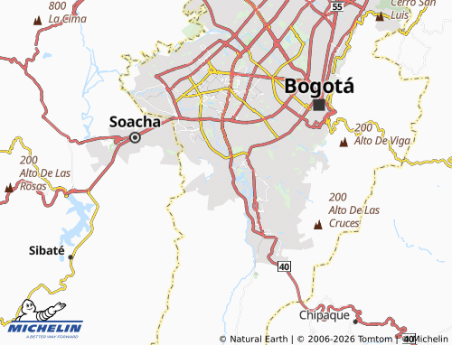 Carte MICHELIN Gibraltar Sur - ViaMichelin