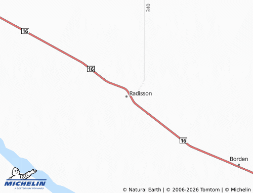 Mappa MICHELIN Radisson - ViaMichelin