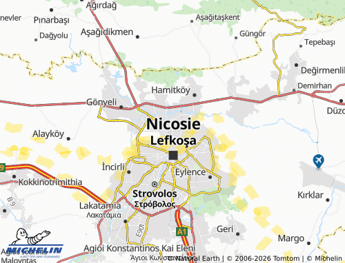 Mappa MICHELIN Yenişehir - ViaMichelin