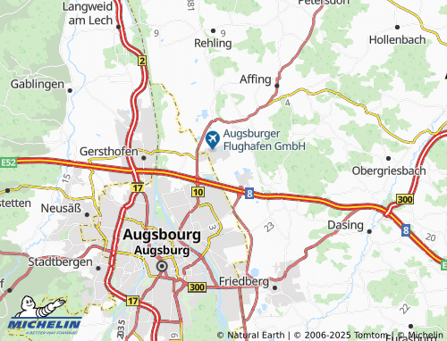 MICHELIN Dickelsmoor map - ViaMichelin