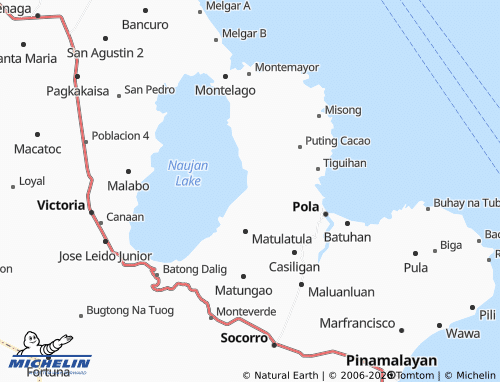 MICHELIN Tagbakin map - ViaMichelin